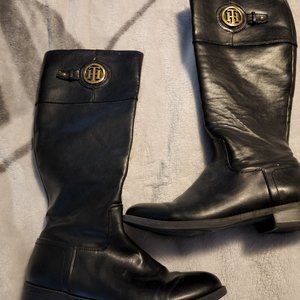 Tommy Hilfiger black boots
